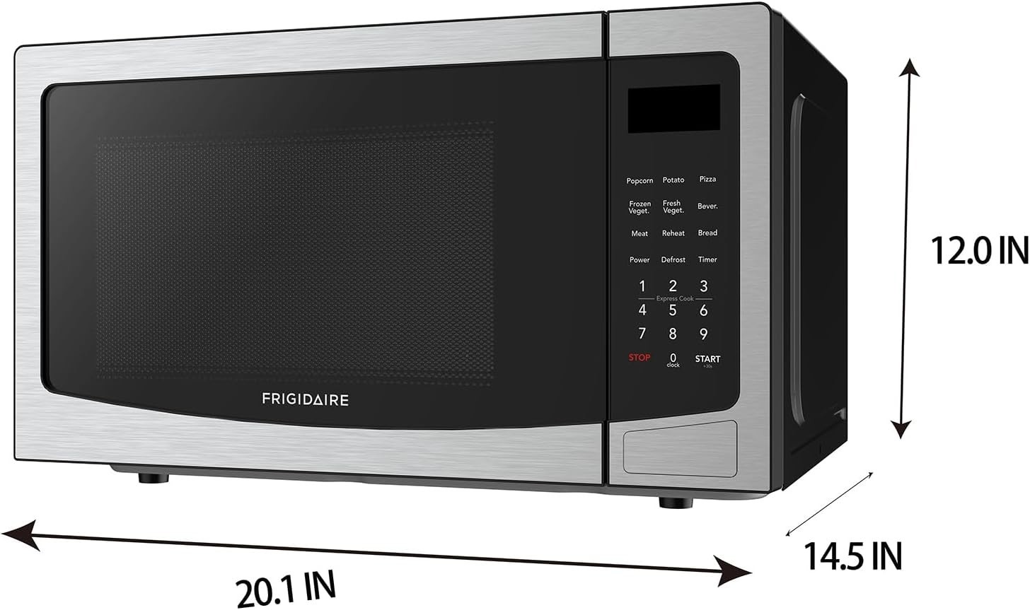 Frigidaire 1.1 cu. ft. 1000W Countertop Microwave (Stainless Steel)