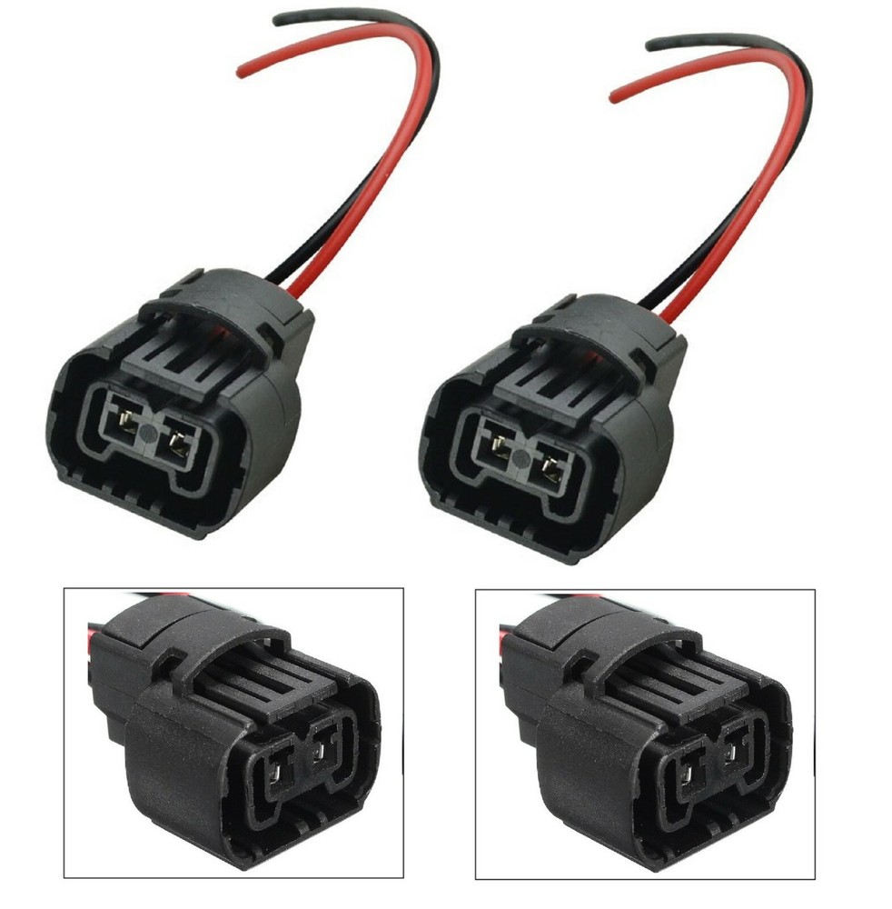 Wire Pigtail Female PSX24W 2504 Two Harness Fog Light Bulb Connector Plug Socket