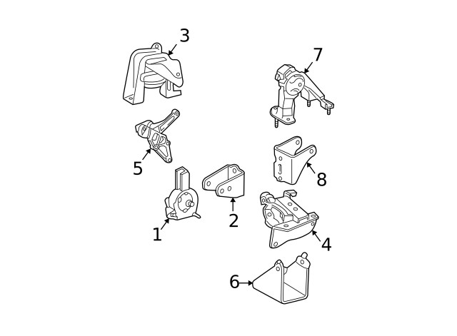 Genuine GM Side Mount Bracket 88970161