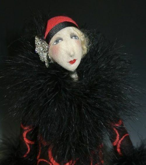 Cloth Art Doll Pattern Class Tutorial “Lillian and Max” by Cindee Moyer