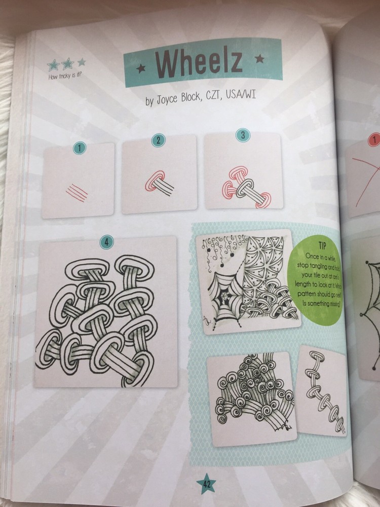 Zentangle For Kids Craft Drawing Book