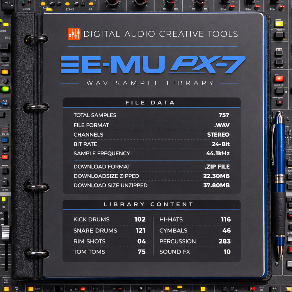 E-MU PX-7 Drum Machine Sample Library