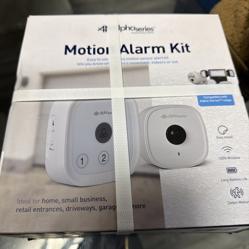 Swann Alpha Series Wireless Motion Sensor Unit & Chime Kit