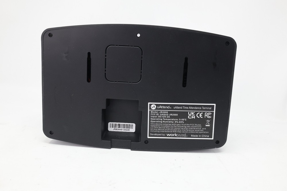 uAttend Cloud Connected Biometric Attendance System | JR2000 | Open Box