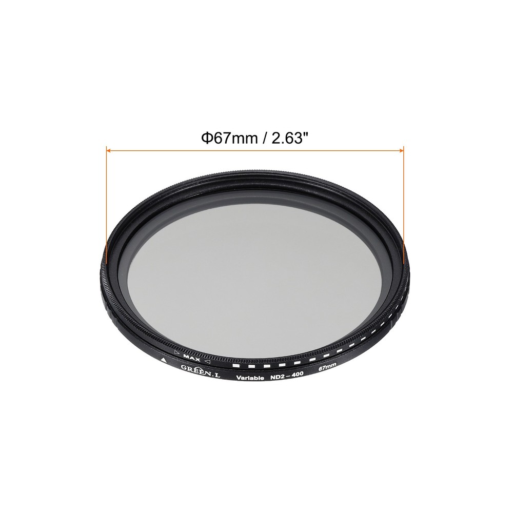 ND2-400 Lens Filter Variable Neutral Density Lens Filter 67mm