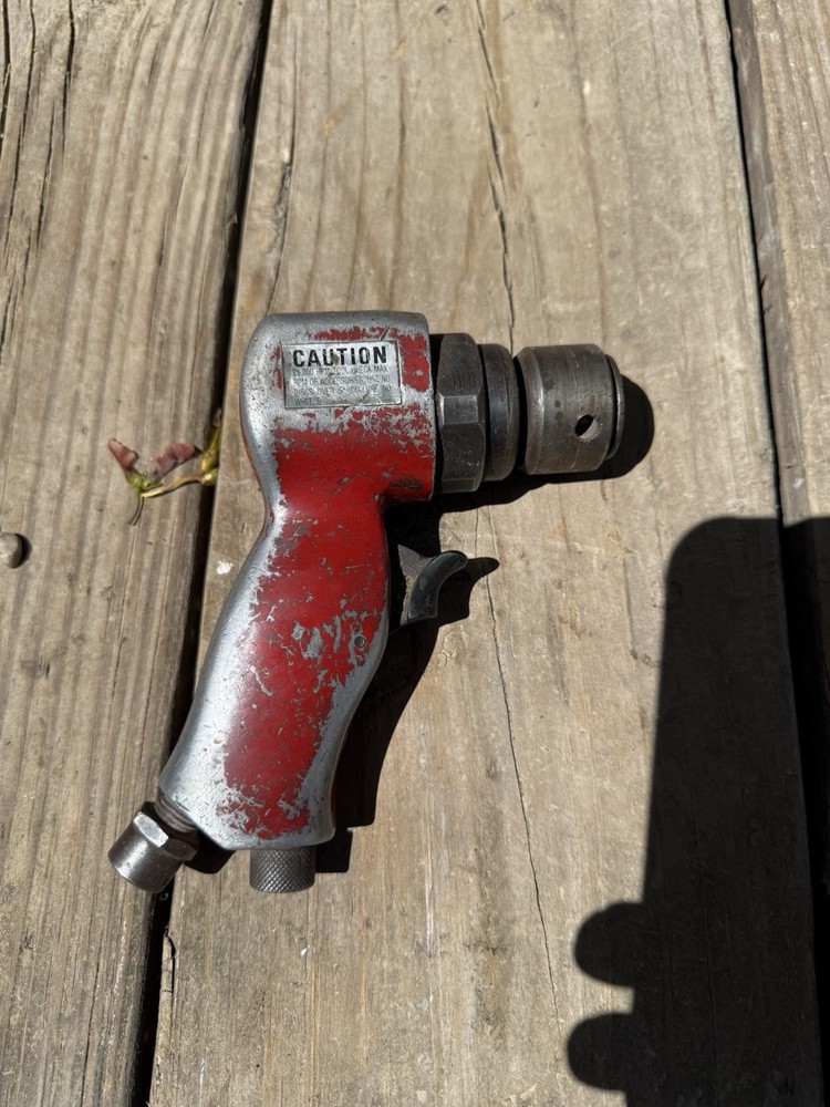 Pneumatic Air Drill Vintage - Untested - Brand Unknown.