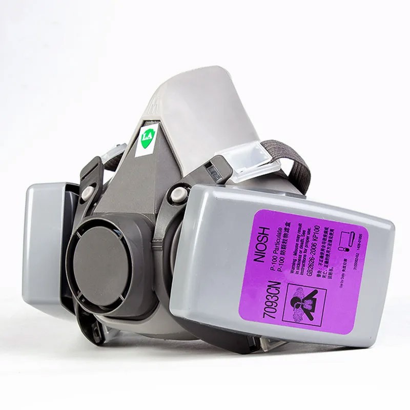6200 Half Face Gas Respirator Mask with 7093 Filters for Chemicals Spray Paint