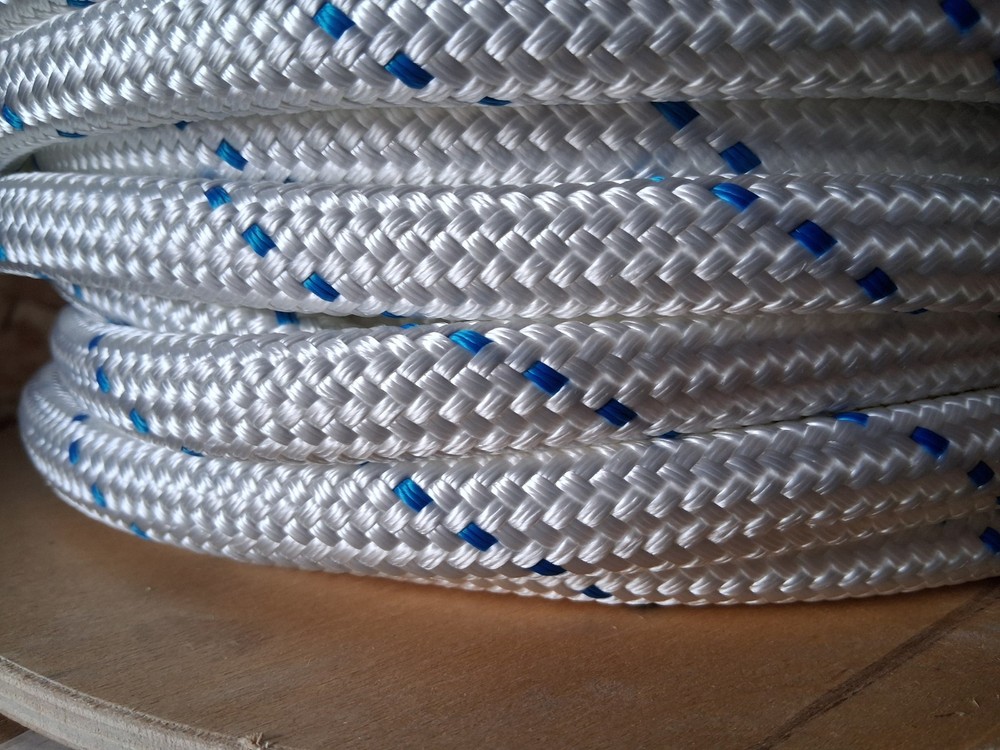 5/8 " x 100 ft. Double Braid Polyester Rope. Made in USA.