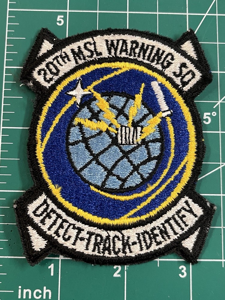 USAF US Air Force 20th Missile Warning Squadron Patch