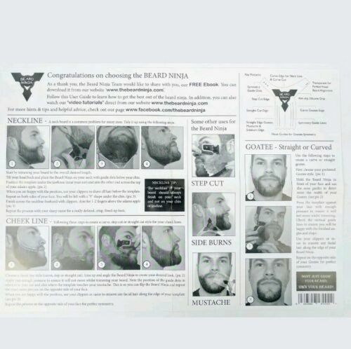 The Original Beard Ninja Shaping Template, H6822