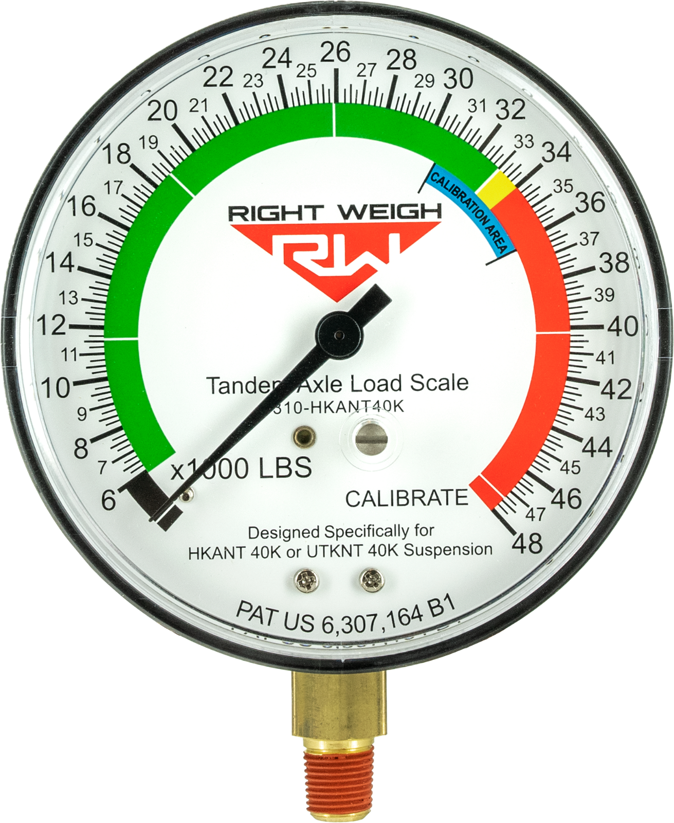 Right Weigh REPLACEMENT GAUGE 310-HKANT40K-GO for Hendrickson VANTRAAX HKANT40K