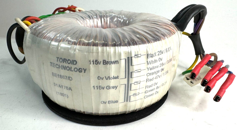 TOROID TECHNOLOGY RECTIFIER TRANSFORMER BE1867/D 31A170A
