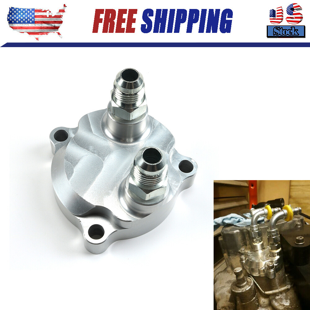 Fit Yamaha Warrior Raptor 350 Oil Filter to oil Cooler Adapter Billet