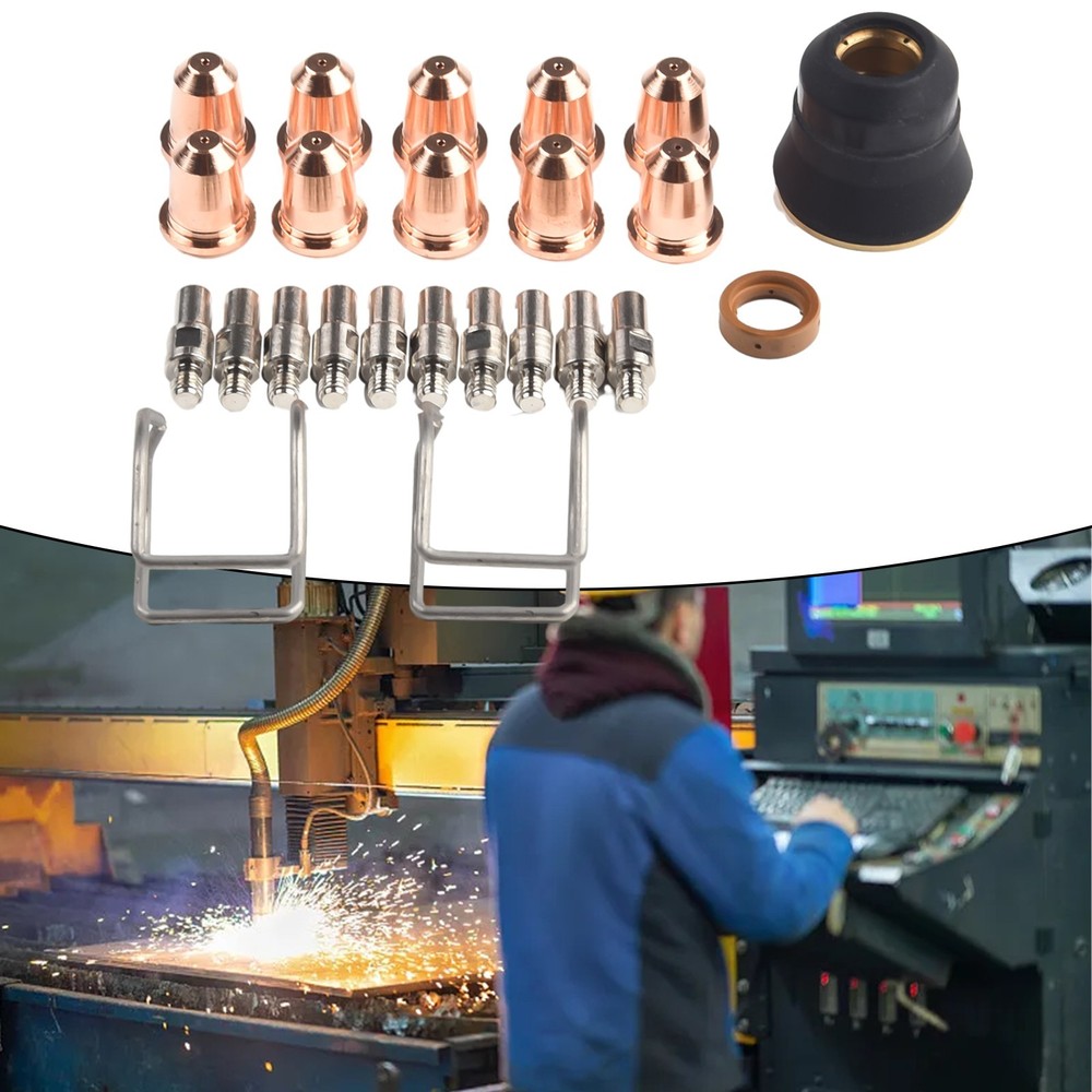 Plasma Cutter Set Accessories Electrod Plasma Nozzle Replacements Welding