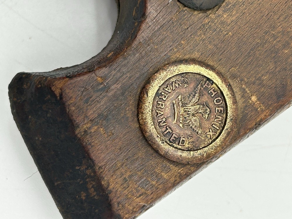 VTG H. DISSTON & SONS PHILADA W/two Eagle Medallion Split Nuts Hand