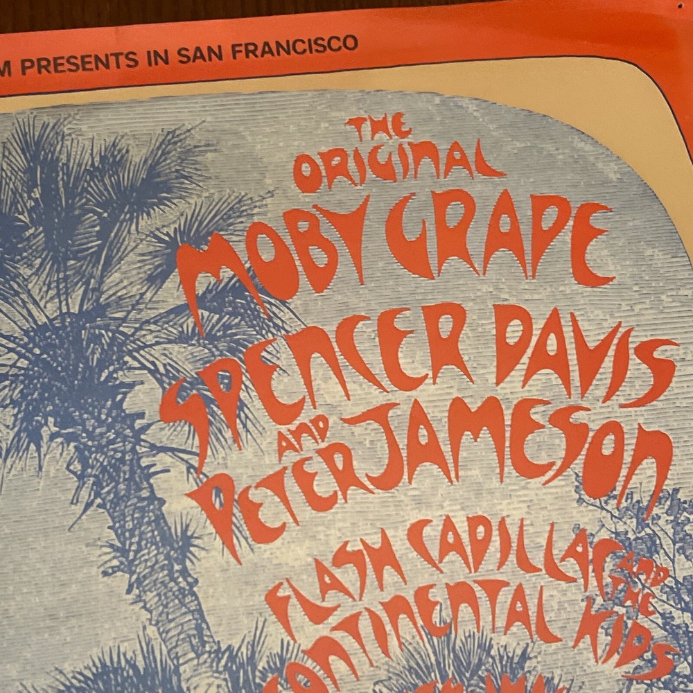 Moby Grape Spencer Davis 1971 BG 286 FINAL Fillmore Poster
