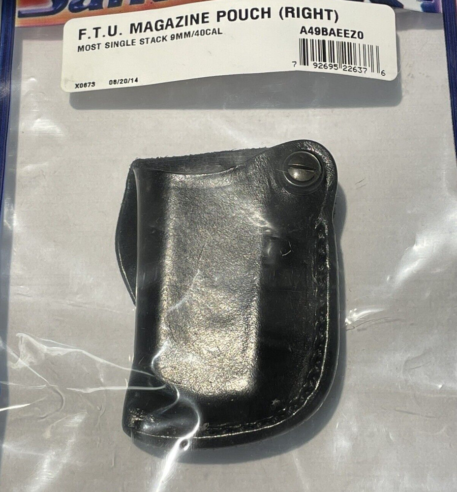 F.T.U MAGAZINE POUCH (RIGHT) Most Single Stack 9MM/40CAL
