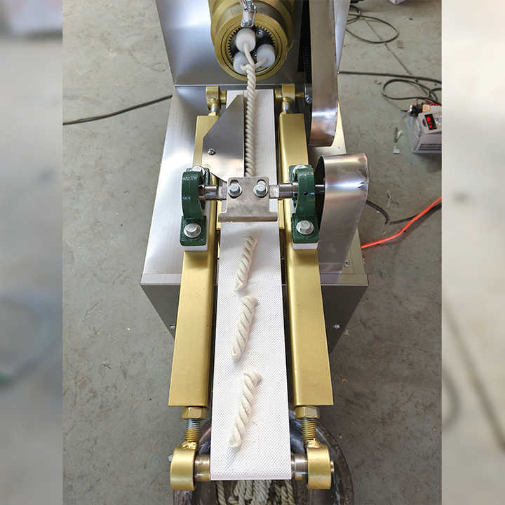 Automatic Extruder Fried Dough Twist Machine Bread Twisting Stick Rolling Cut/
