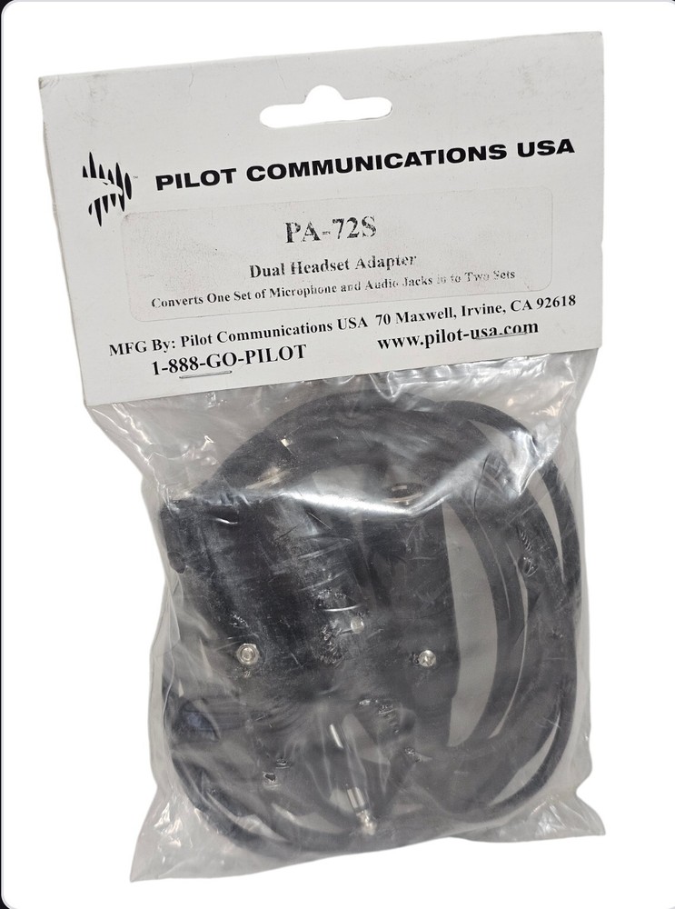 Pilot Communications - Dual Headset Adapter - PA-72S