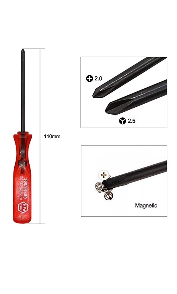 Professional Nintendo Consoles Full Tool Kit, Security Screwdriver Game Bit Set