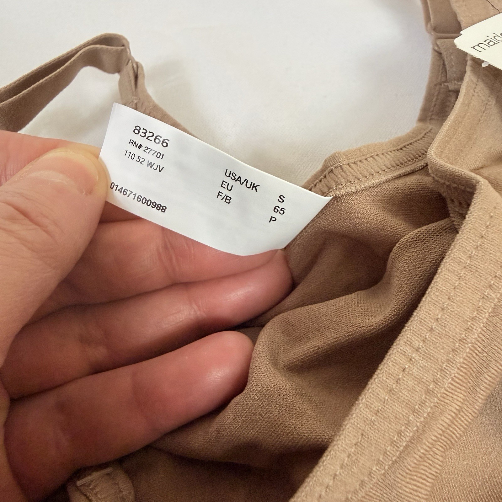 Maidenform Sweet Nothings Long-Length Shapewear Cami Tank Brown S