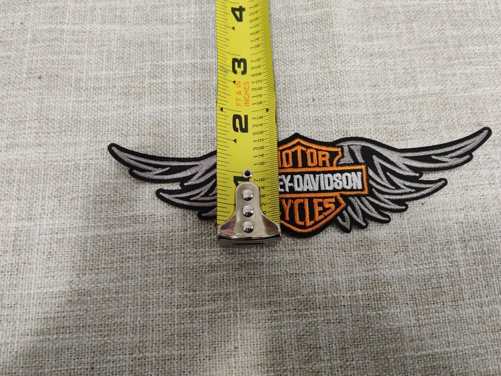 Embroidered Harley Davidson Iron On Patch