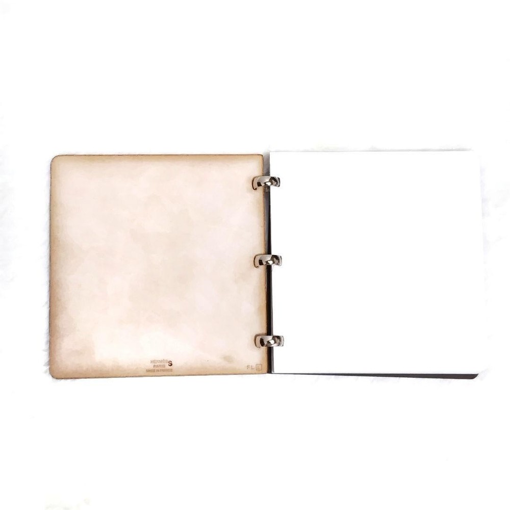 Hermes Leather Notebook - Blank Pages - New Condition