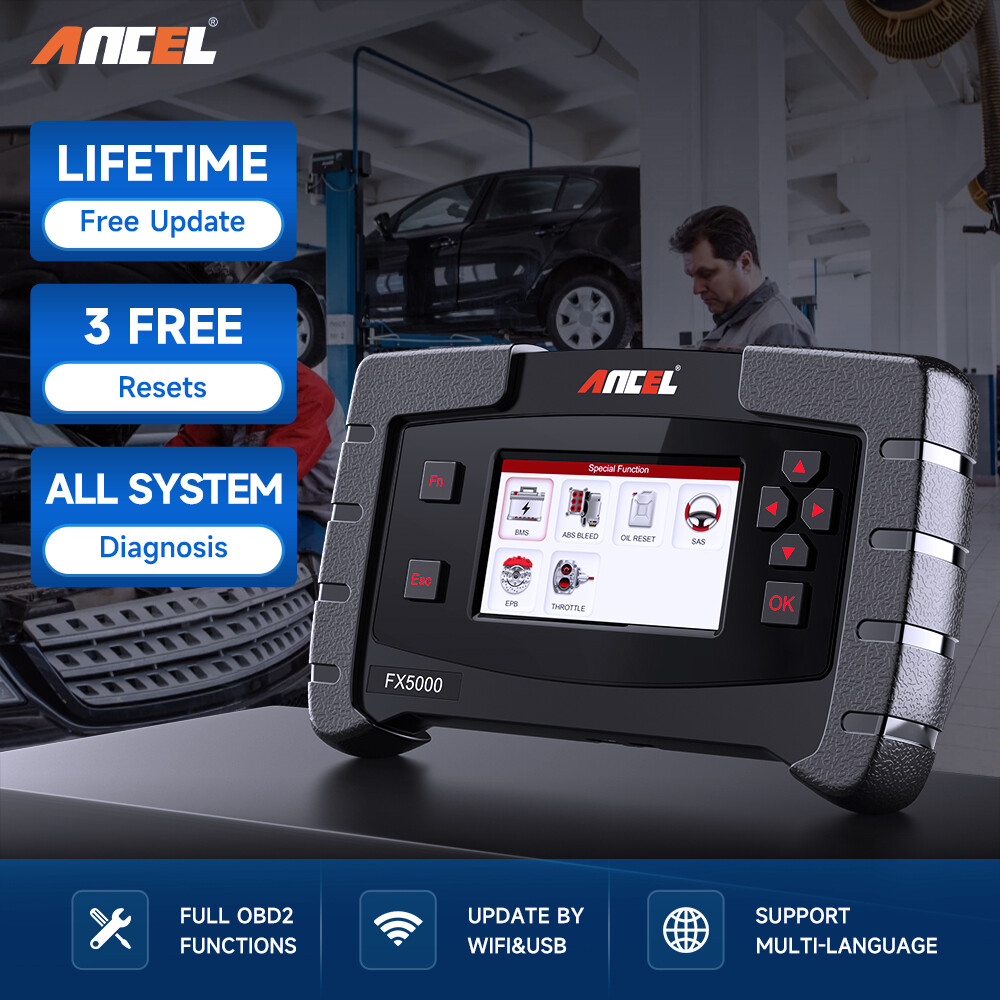 Automotive All System Diagnostic Scanner OBD2 Car Code Reader Scan Tool ABS SRS