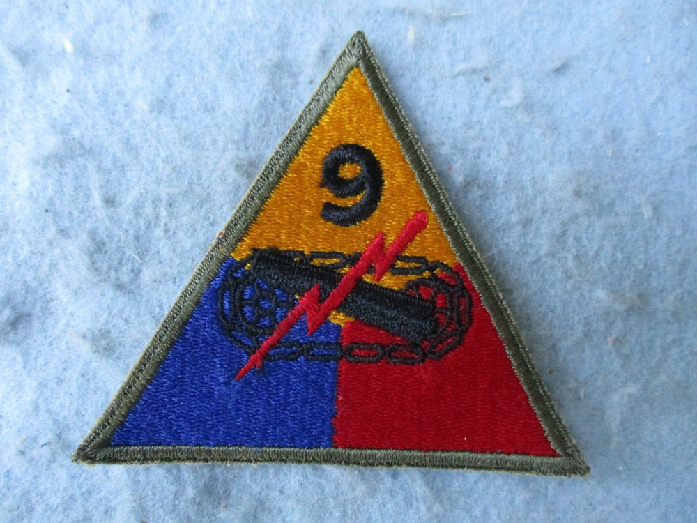 WWII US Army Patch 9th Armor Division Phantom European Theater WW2