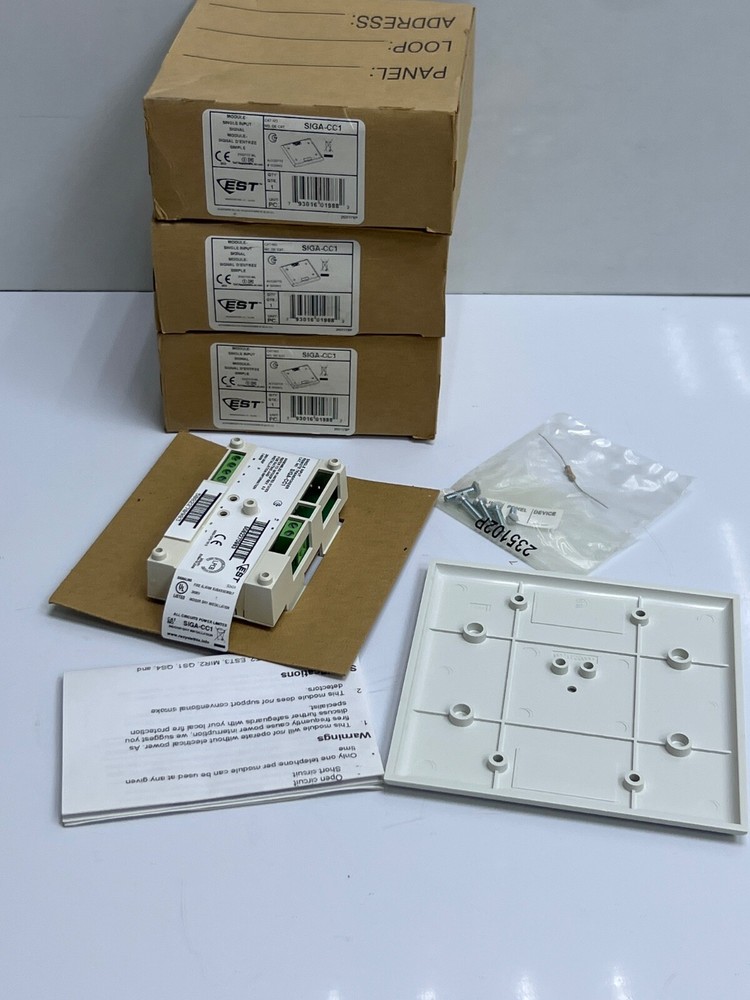 (LOT 3 PCS) EDWARDS EST SIGA-CC1 MODULE SINGLE INPUT
