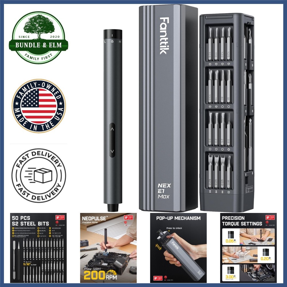 Mini Precision Screwdriver Set for Electronics with Magnetic Storage Case