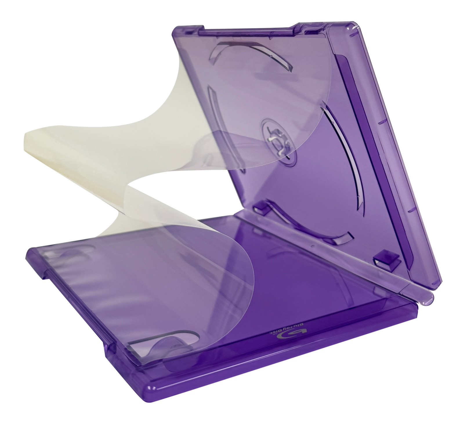PREMIUM STANDARD Clear Purple Blu-Ray Single Cases 12MM Lot