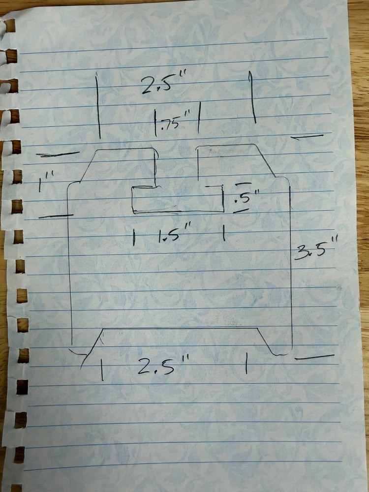 Slotted steel riser block