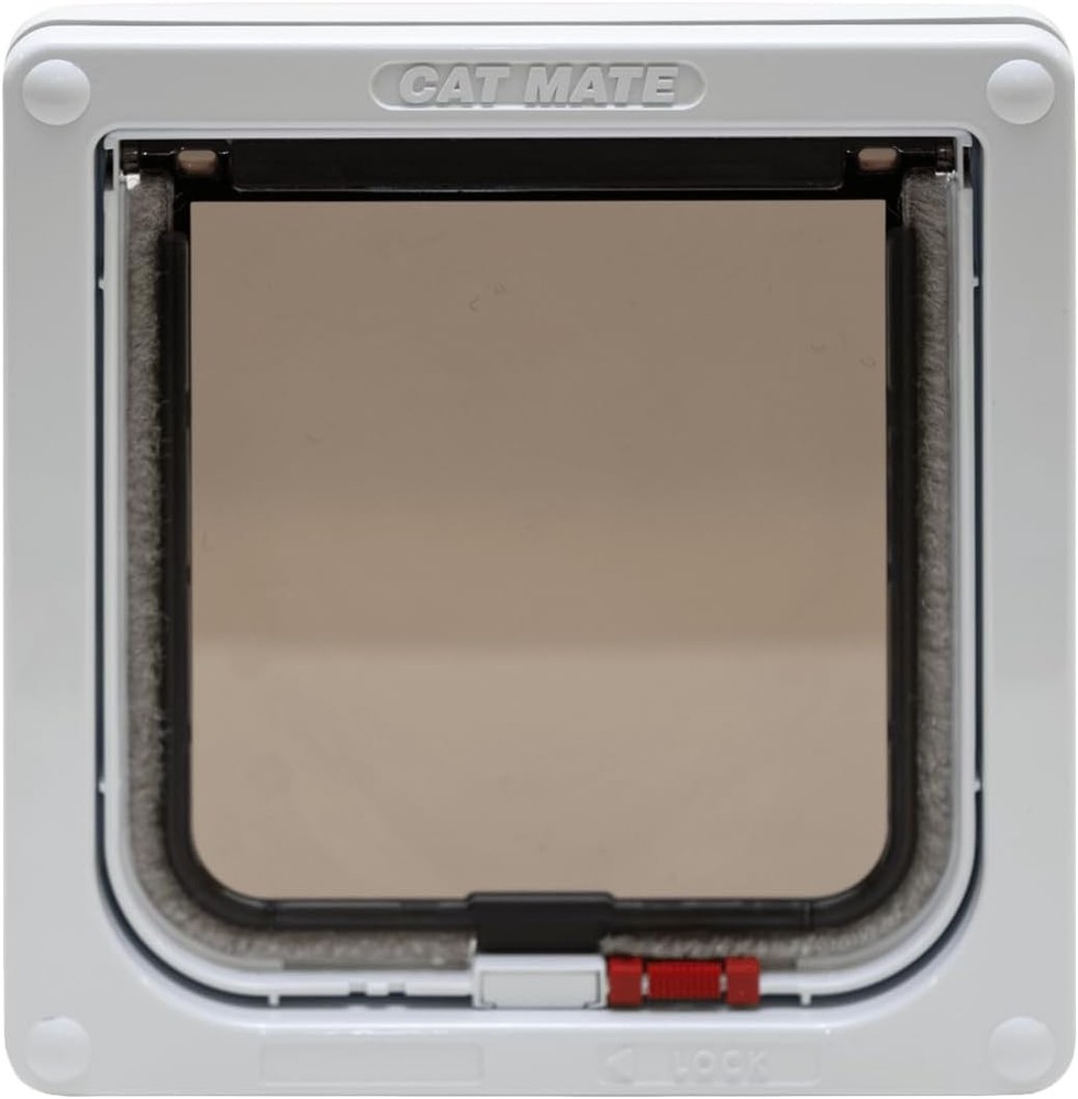 2-Way-Locking Cat Flap 304 - Secure Lockable Door for Small to Medium Sized C...