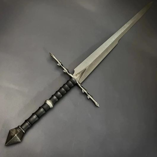 Handmade Sword of the Ringwraiths Prop Replica With wall plaque