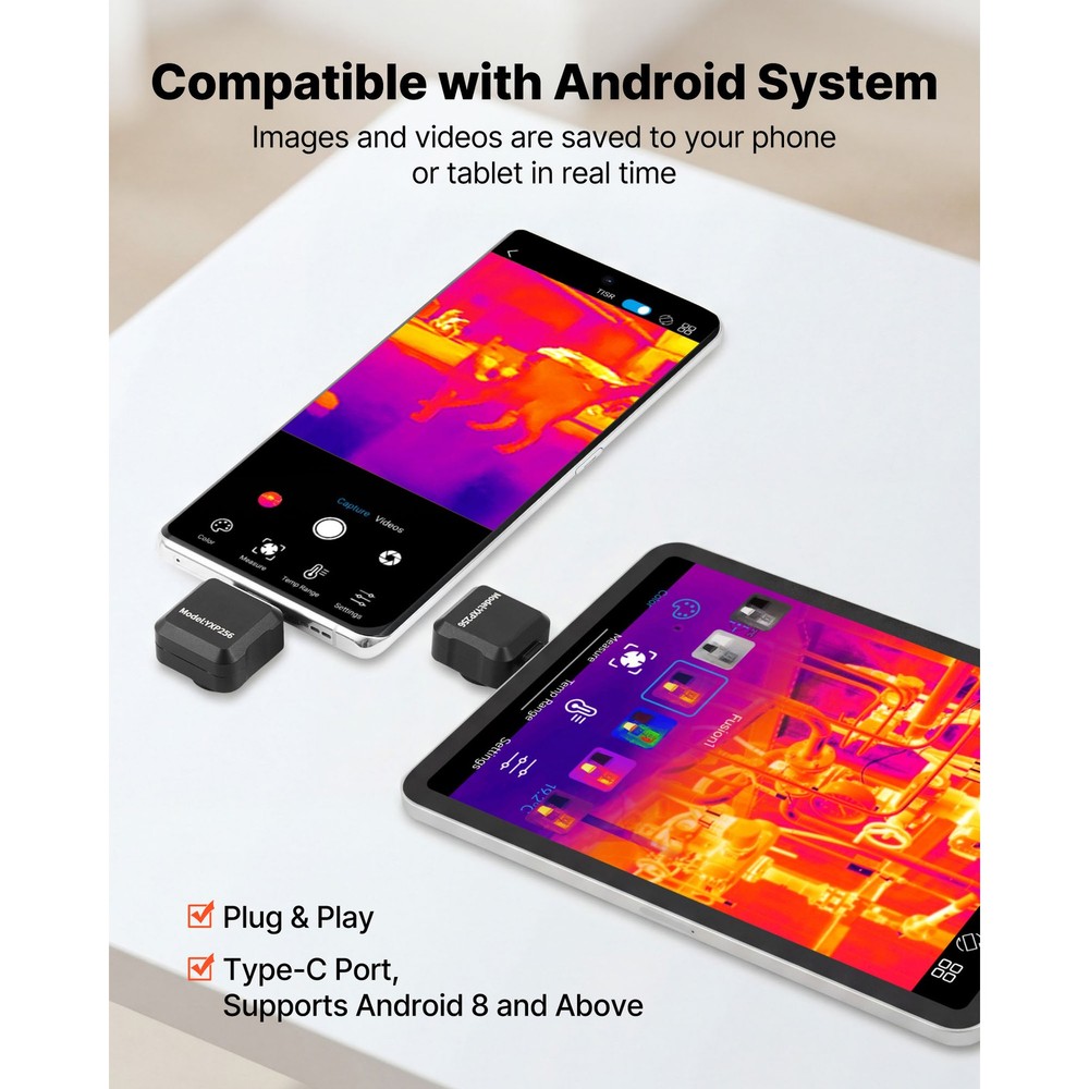 Uimoso Thermal Imaging Camera for Android with 512x384 High-Resolution Sensor