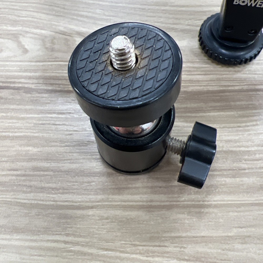 Bower Streaming Broadcast Microphone 1/4”Jack + Adjustable Stand Piece EUC