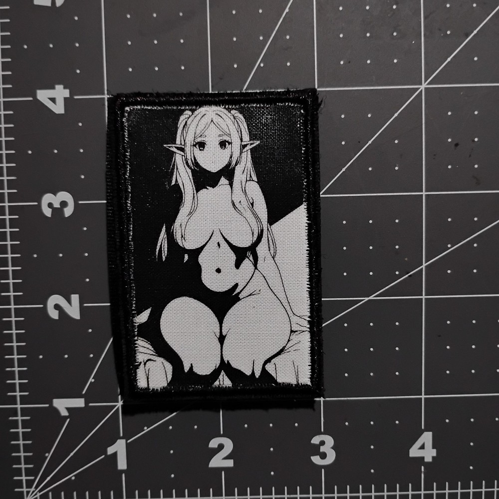 Anime Waifu Ecchi Tactical Moral Embroidered Hook And Loop Patch