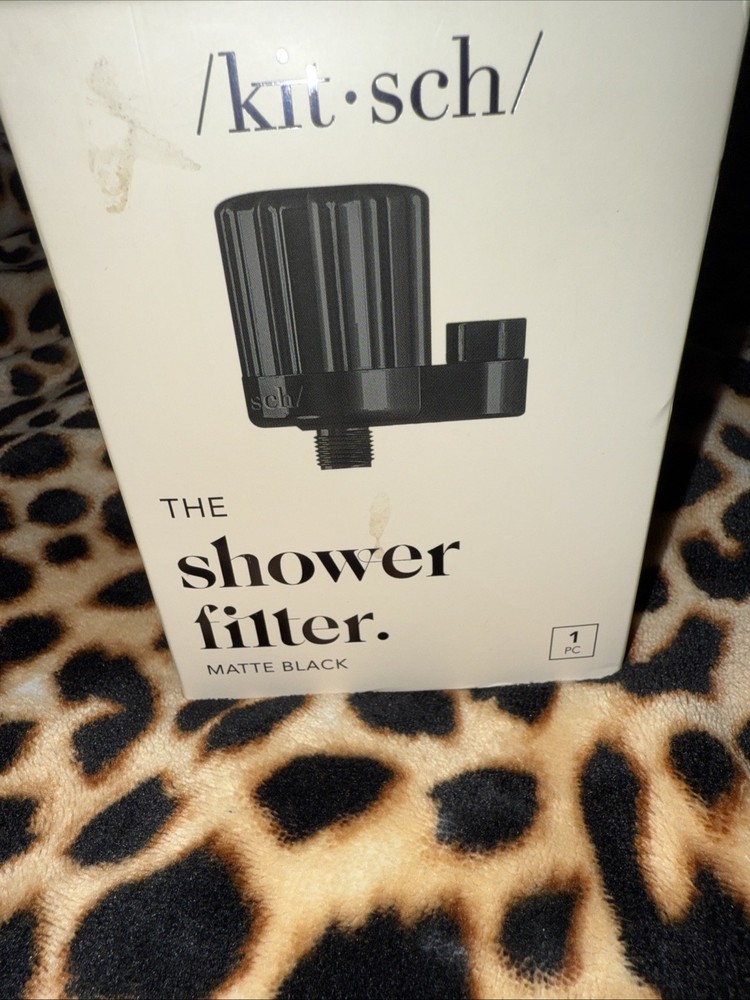 Kitsch Mass Purifying Shower Filter Matte Black New