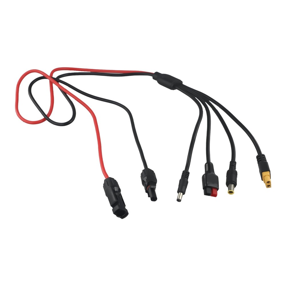 Multifunctional Solar Panel Extension Cable 4 Connectors in 1 Splitter