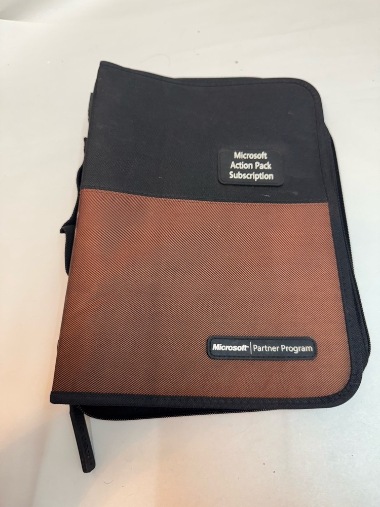 Microsoft Action Pack-Asst. Software -CE Holder. (only CE Holder Binder) rare