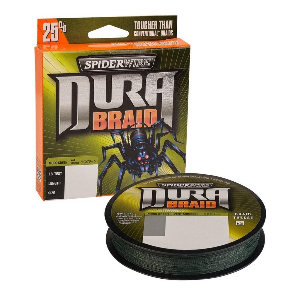 SpiderWire DuraBraid Moss Green 20lb - 150yd
