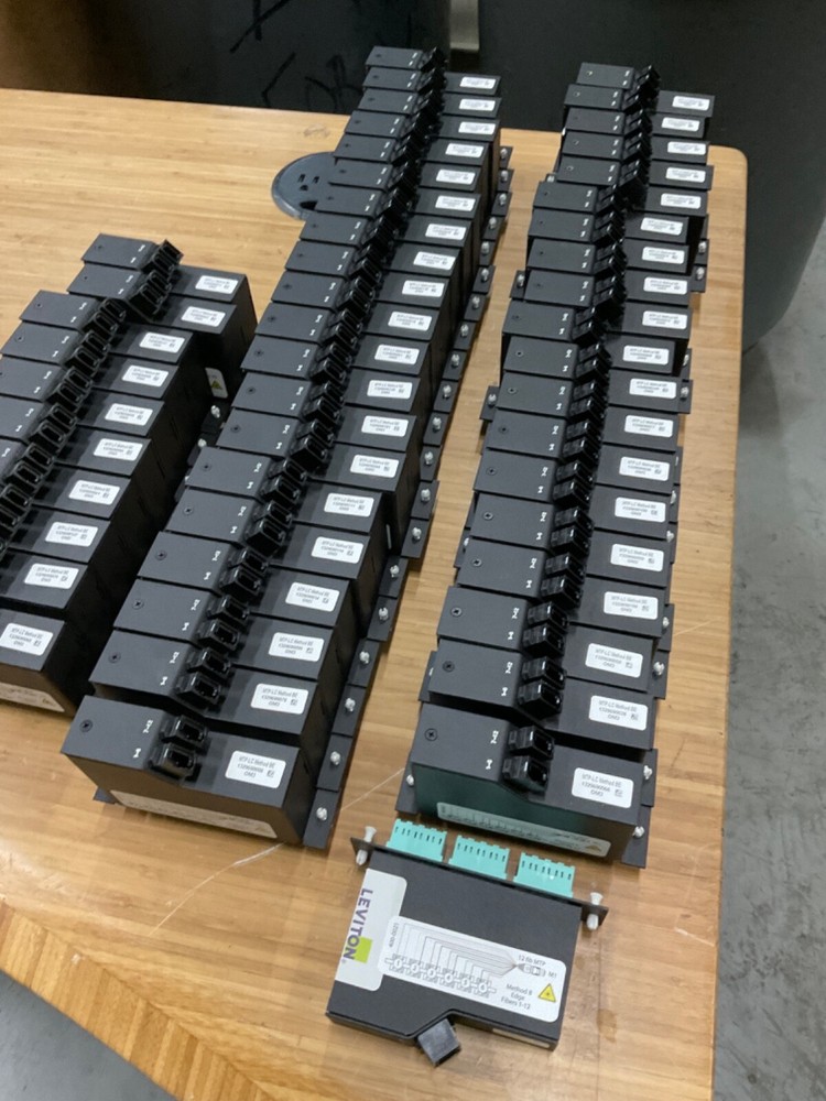 Leviton MTP-LC Method BE Edge Fiber Optic Modules No Dust Covers