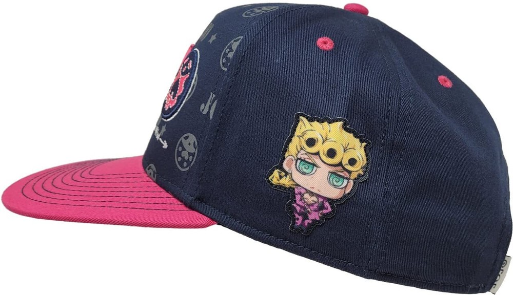 Ripple Junction JoJo's Bizarre Adventure Logo Patch Structured Adjustable Black