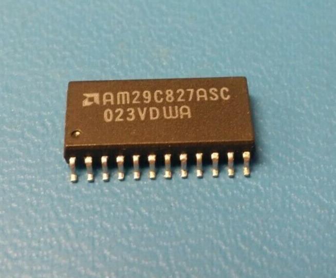 (5PCS) AM29C827ASC AMD Bus Driver, CMOS, 1-Func, 10-Bit, True Output, SOIC-24