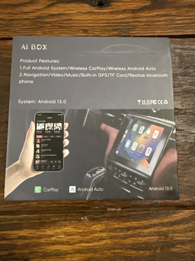 AI Box Wireless Carplay Android 13.0 Auto Adapter