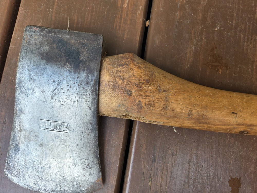 Plumb Single Bit Axe 27" handle, 3 3/4" Cutting Edge