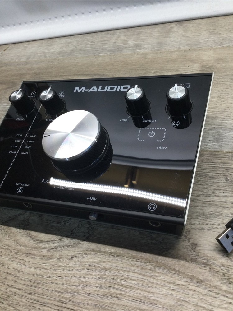 M Audio M Track 2X2 | 2 In / 2 Out 24/192 USB Audio Interface