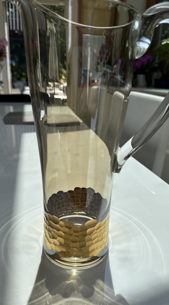 Kim Seybert Gold Paillette Pitcher 48 Oz