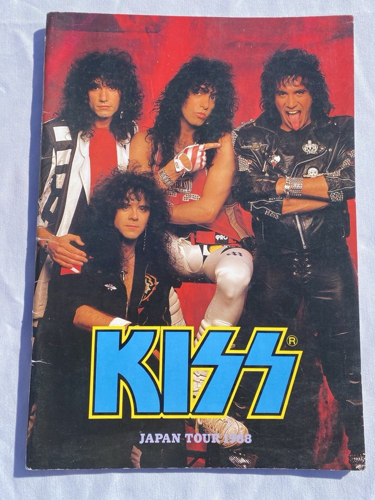 KISS Japan Tour 1988 Concert Program Eric Carr
